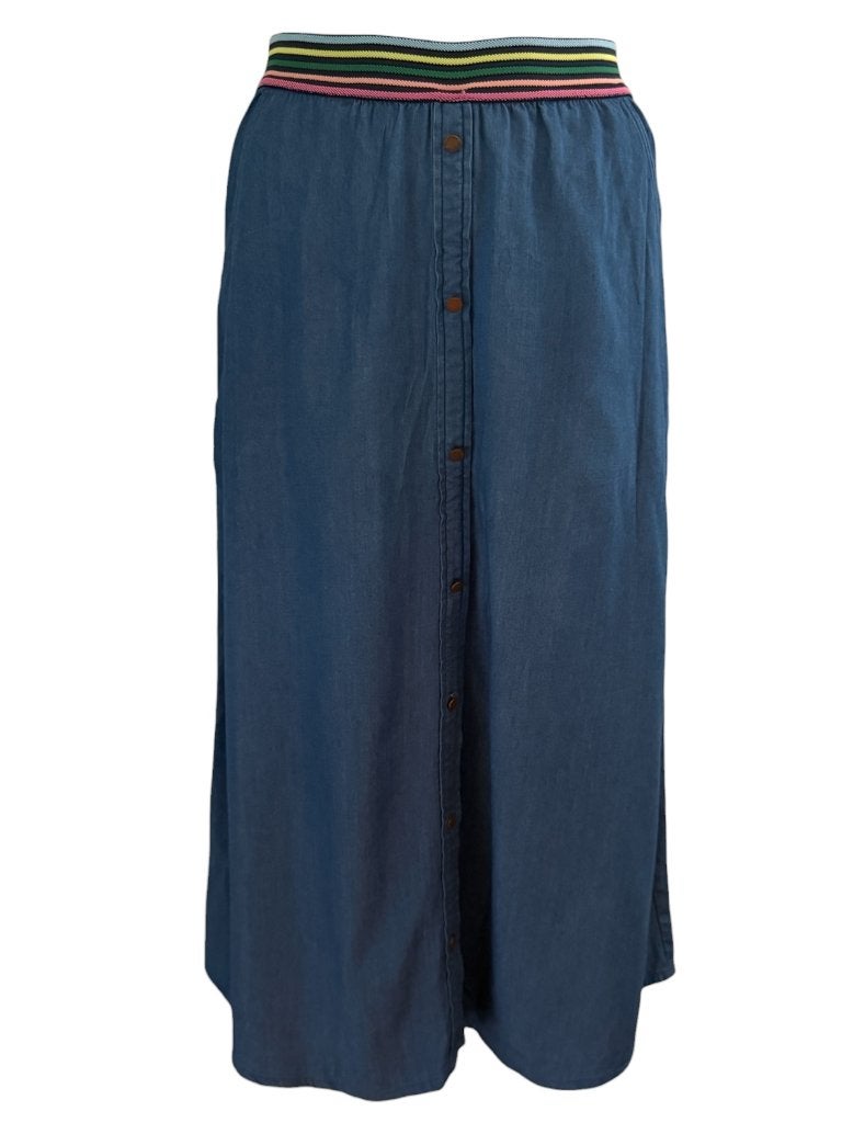 Pom Amsterdam rok M, Blauw, Ophalen of Verzenden, Zo goed als nieuw, Onder de knie