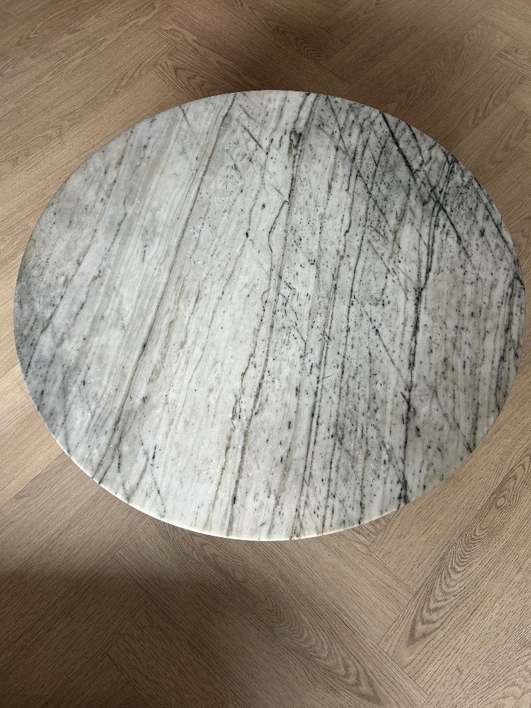 Richmond marmeren salontafel, Ophalen, Overige materialen, 50 tot 100 cm, Rond