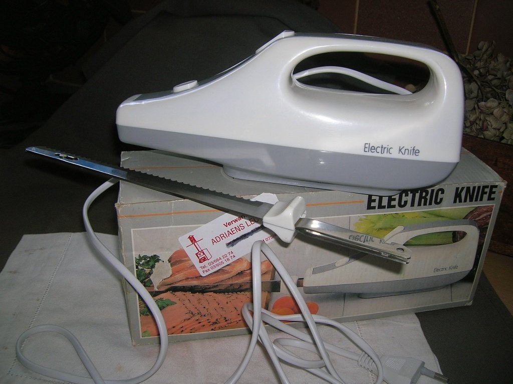 elektrisch mes, Overige typen, Ophalen of Verzenden, Zo goed als nieuw