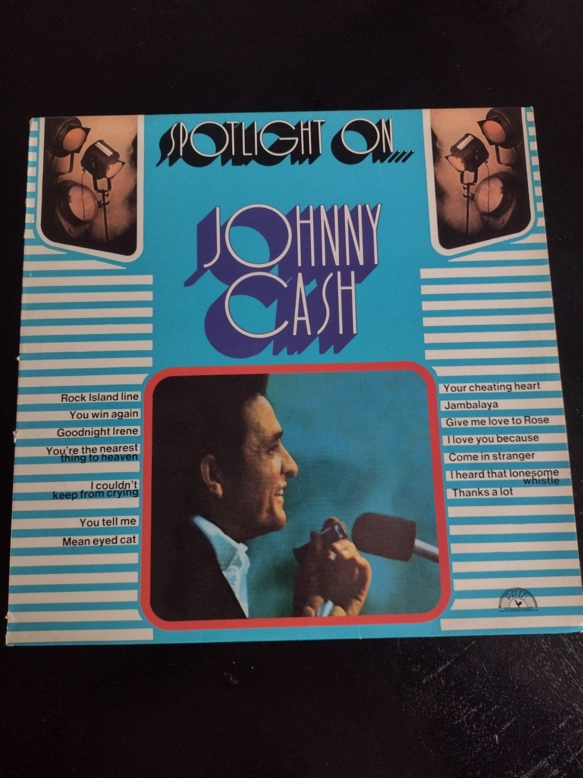 Johnny Cash - Spotlight On Johnny Cash LP, LP, Gebruikt, Overige genres, Ophalen of Verzenden