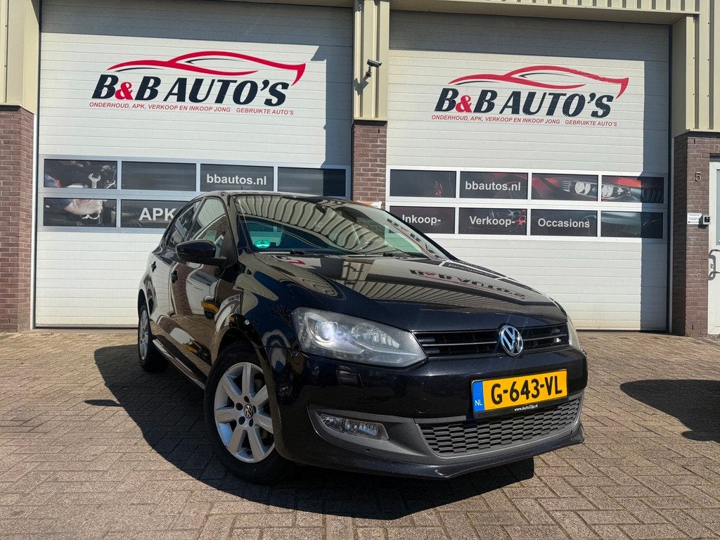 Volkswagen Polo 1.2 TSI Highline DSG Xenon Mechatronic Defec, Auto's, Euro 5, Stof, Zwart, 4 cilinders