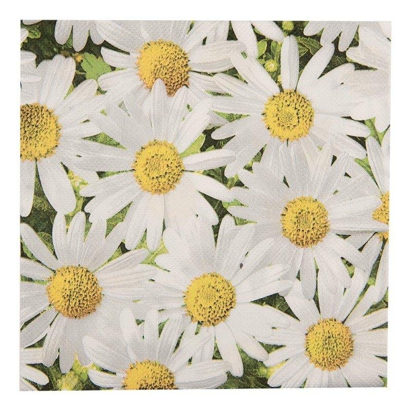SERVETTEN - BLOEMEN - 20 STUKS - CLAYRE & EEF, Ophalen of Verzenden, Nieuw