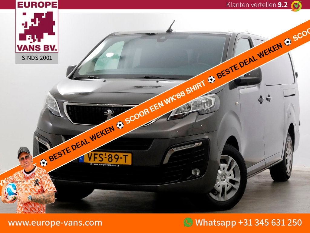 Peugeot Expert 2.0 BlueHDI 180pk Automaat Lang D.C. Navi/Cam, Gebruikt, Euro 6, 4 cilinders, 2000 kg