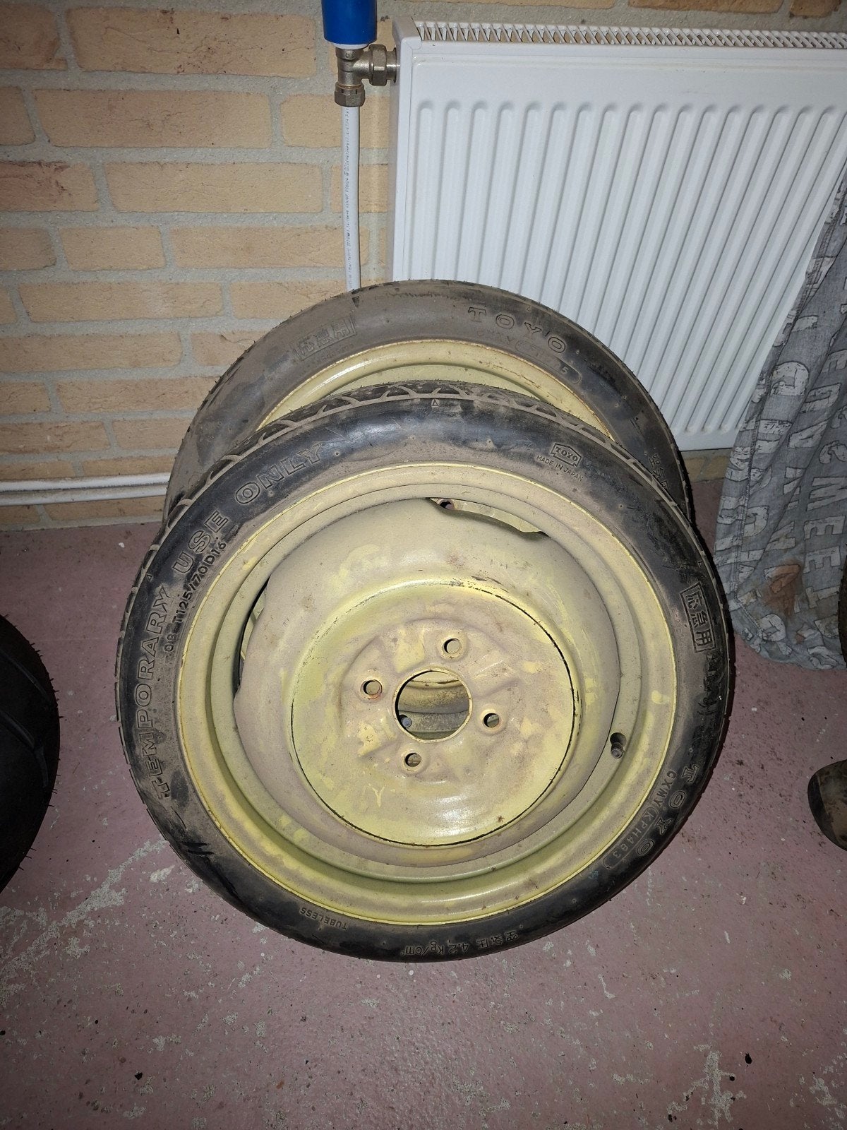 Mitsubishi evo 1.2.3 reserve wiel, Ophalen of Verzenden