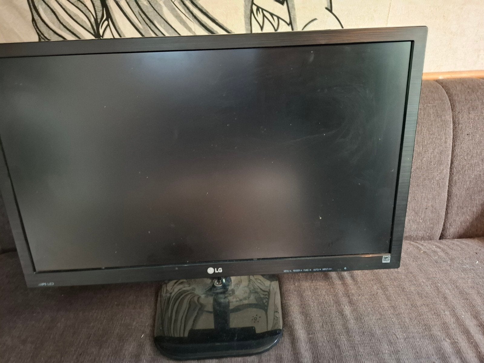 LG 27MP37VQ-B 27 inch Full HD Monitor, Ophalen, Gebruikt, HDMI, Full HD