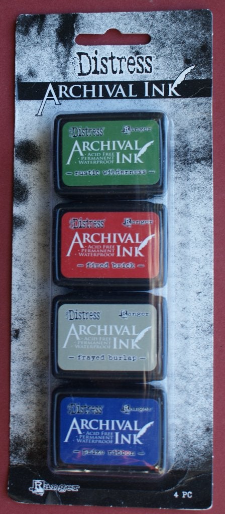 SUPER: Tim Holtz Ranger Distress Ink, 2 sets van 4., Ophalen of Verzenden, Nieuw, Inkt, Foam of Stempelhouder