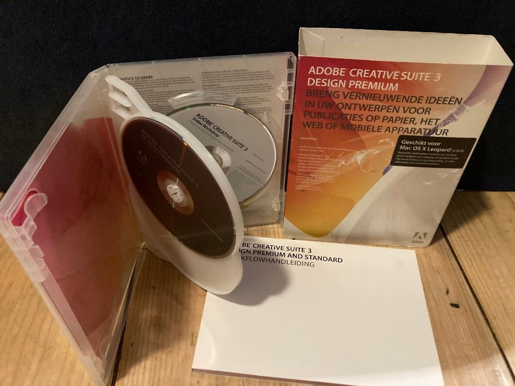 Adobe CS3 Creative Suite 3 Big Box Upgrade Mac OS Apple, Computers en Software, Ontwerp- en Bewerkingssoftware, Ophalen of Verzenden
