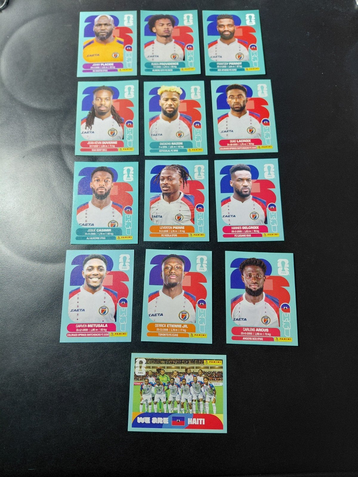 Haiti (panini wk 2026 stickers), Ophalen of Verzenden, Nieuw, Buitenlandse clubs, Poster, Plaatje of Sticker