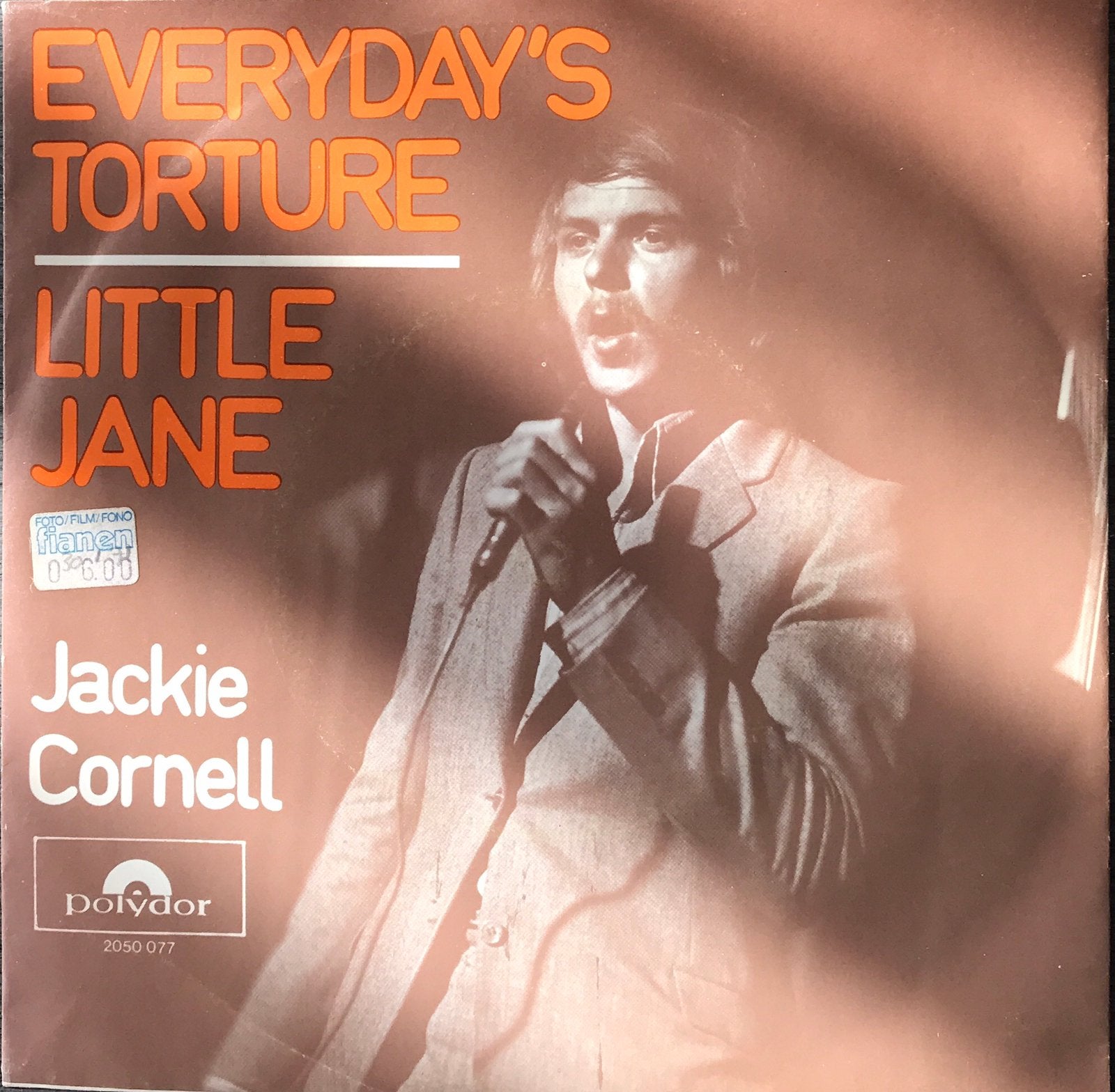 Jackie Cornell -Everyday’s torture (G.Kooymans) ALS NW(NL35), Cd's en Dvd's, Verzenden, 7 inch
