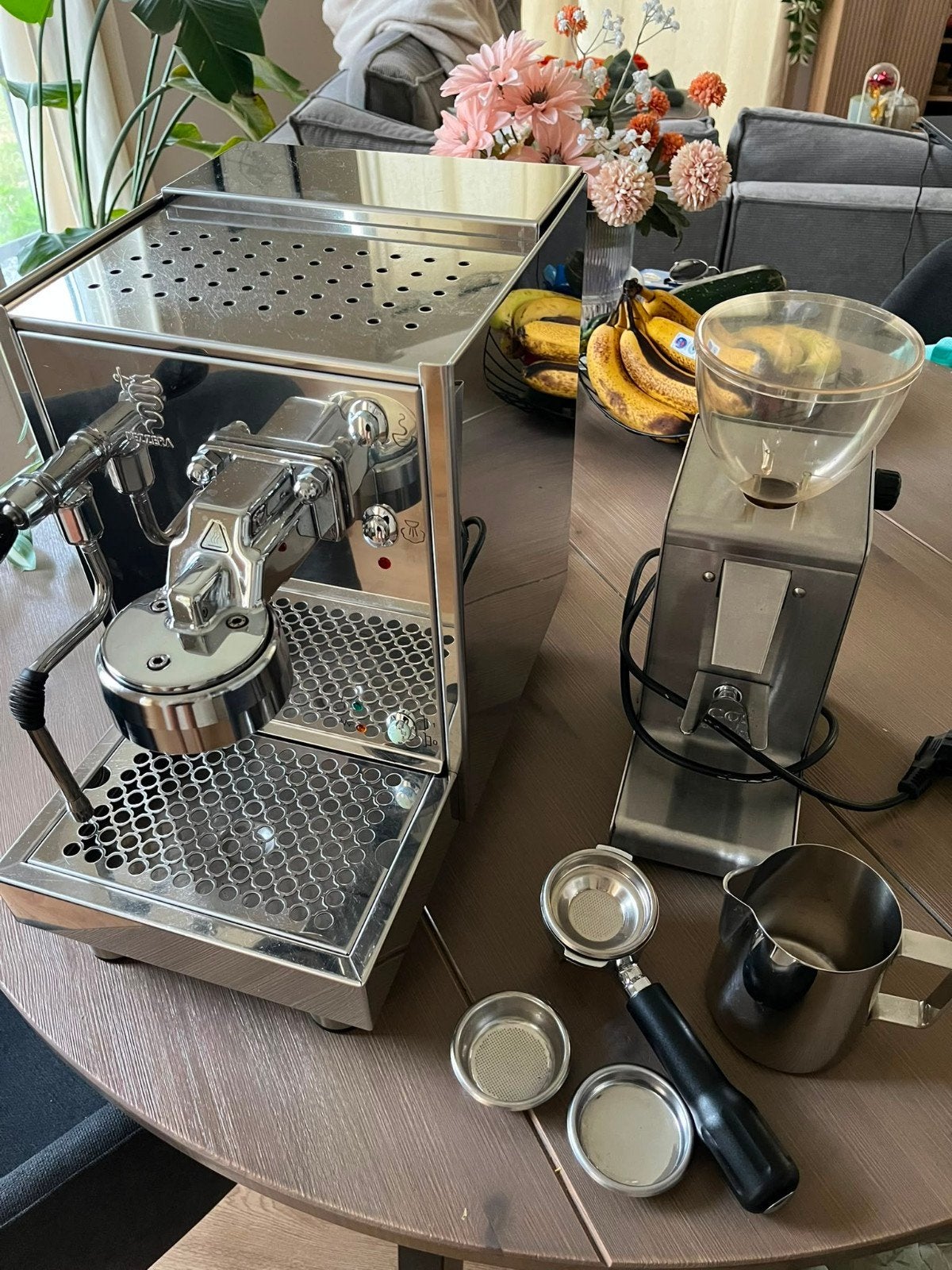 Bezzera BZ09 espressomachine met ascaso I-steel grinder, Witgoed en Apparatuur, Koffiezetapparaten, Espresso apparaat, Zo goed als nieuw