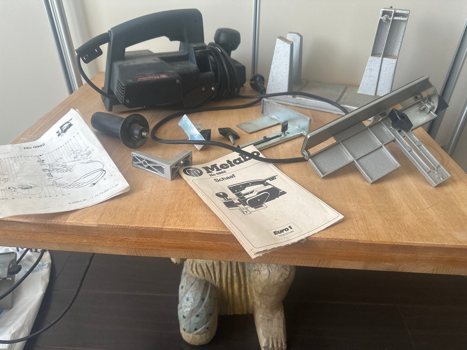 Metabo Schaaf HO 0882 met accessoires en handleiding, Ophalen, Gebruikt