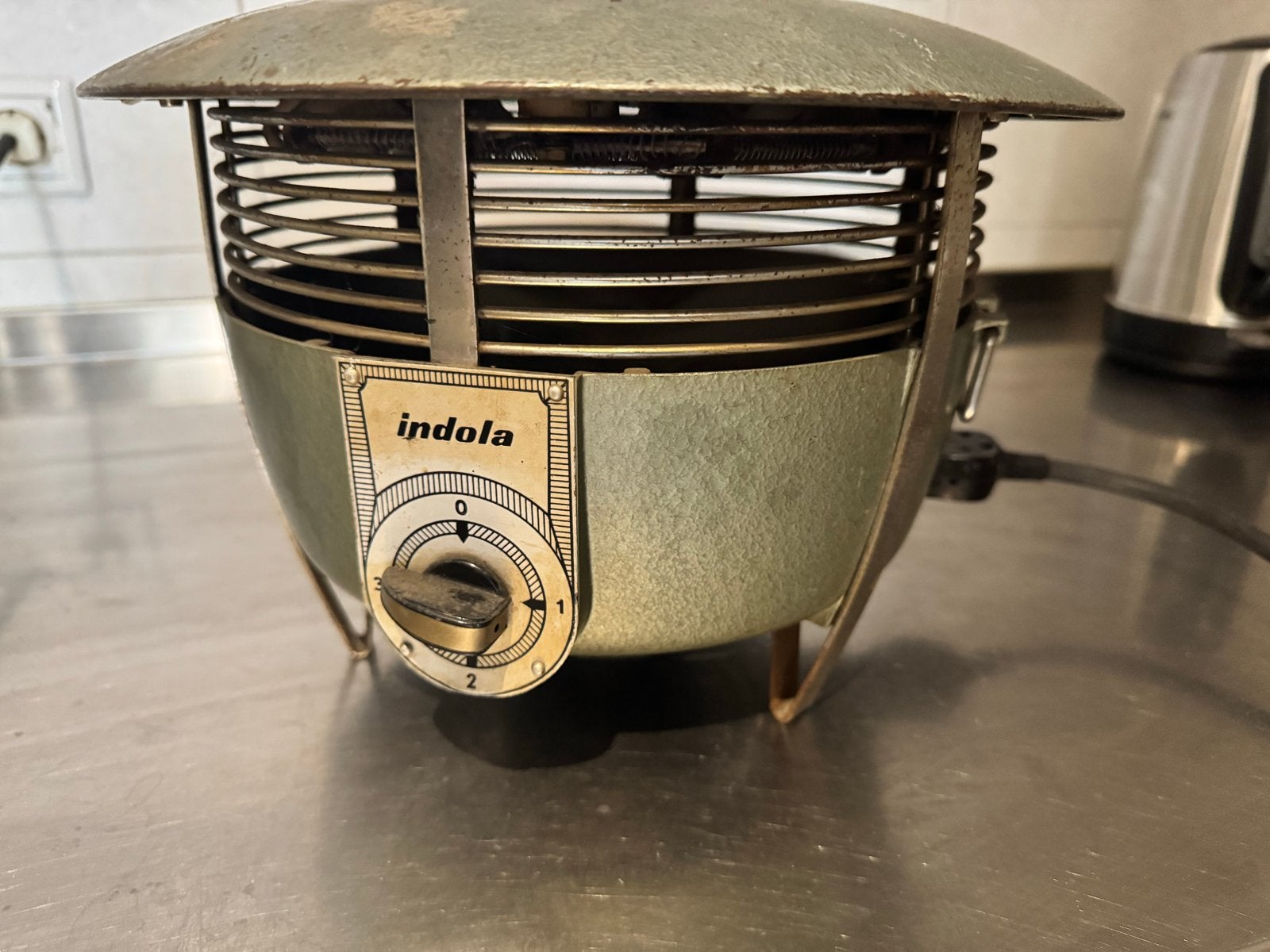 Vintage Indola Elektrische Kachel - Retro Design, Ophalen of Verzenden, Gebruikt