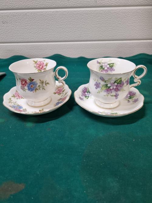 kop en schotel royal ascot, Antiek en Kunst, Antiek | Servies los, Ophalen of Verzenden