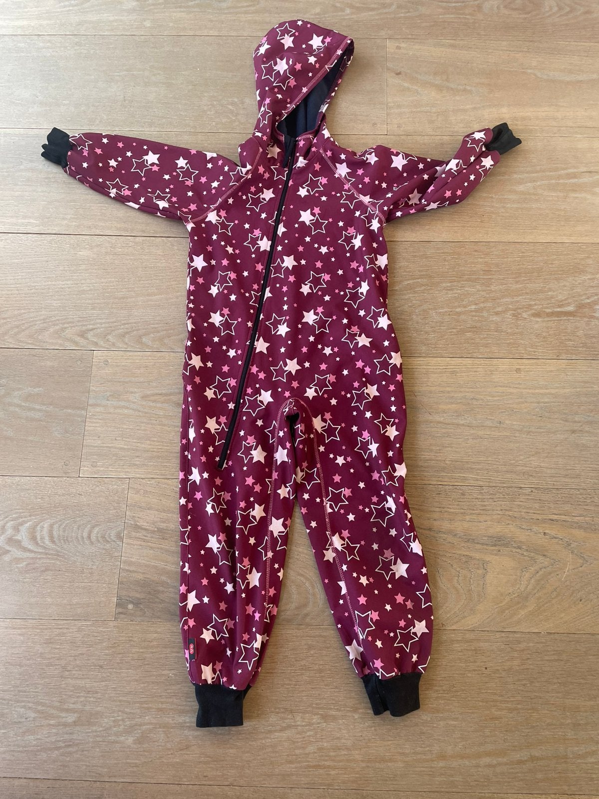 Ielm paars sterren softshell buitenpak maat 128, Kinderen en Baby's, Kinderkleding | Maat 128, Ophalen of Verzenden, Gebruikt