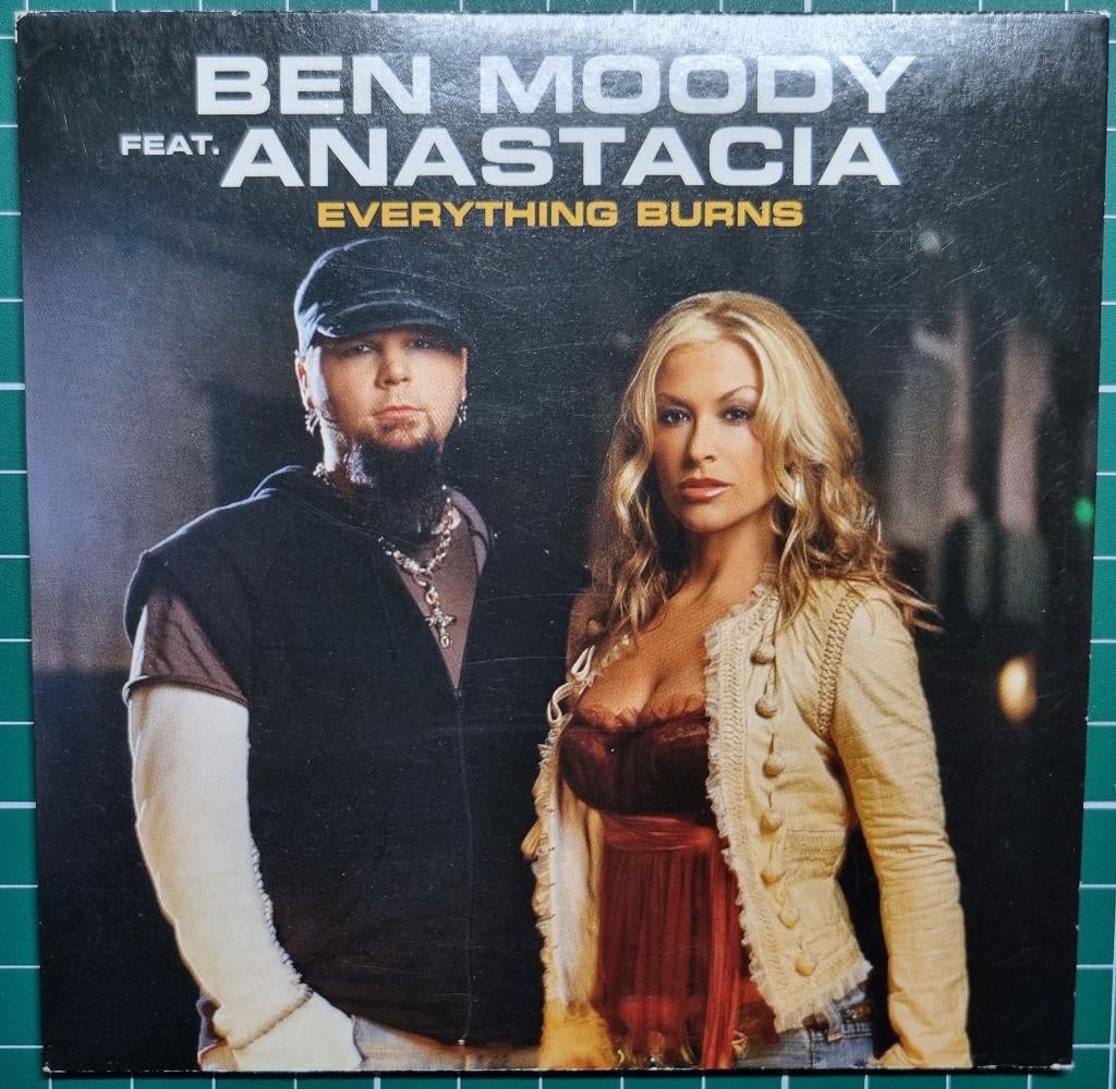 Ben Moody feat. Anastacia - Everything Burns, 1 single, Ophalen of Verzenden, Zo goed als nieuw, Pop