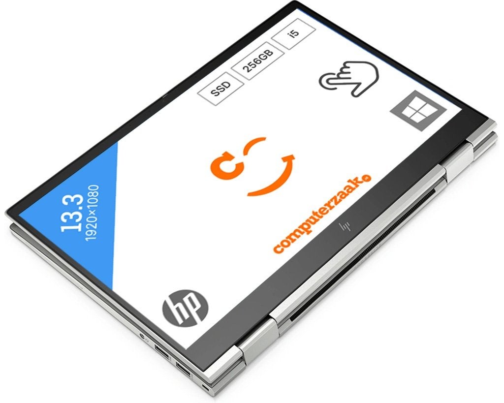 HP EliteBook x360 830 G8/Intel Core i5/8GB/256GB SSD, Computers en Software, 256 GB, 2 tot 3 Ghz, Qwerty, Support.hp.com