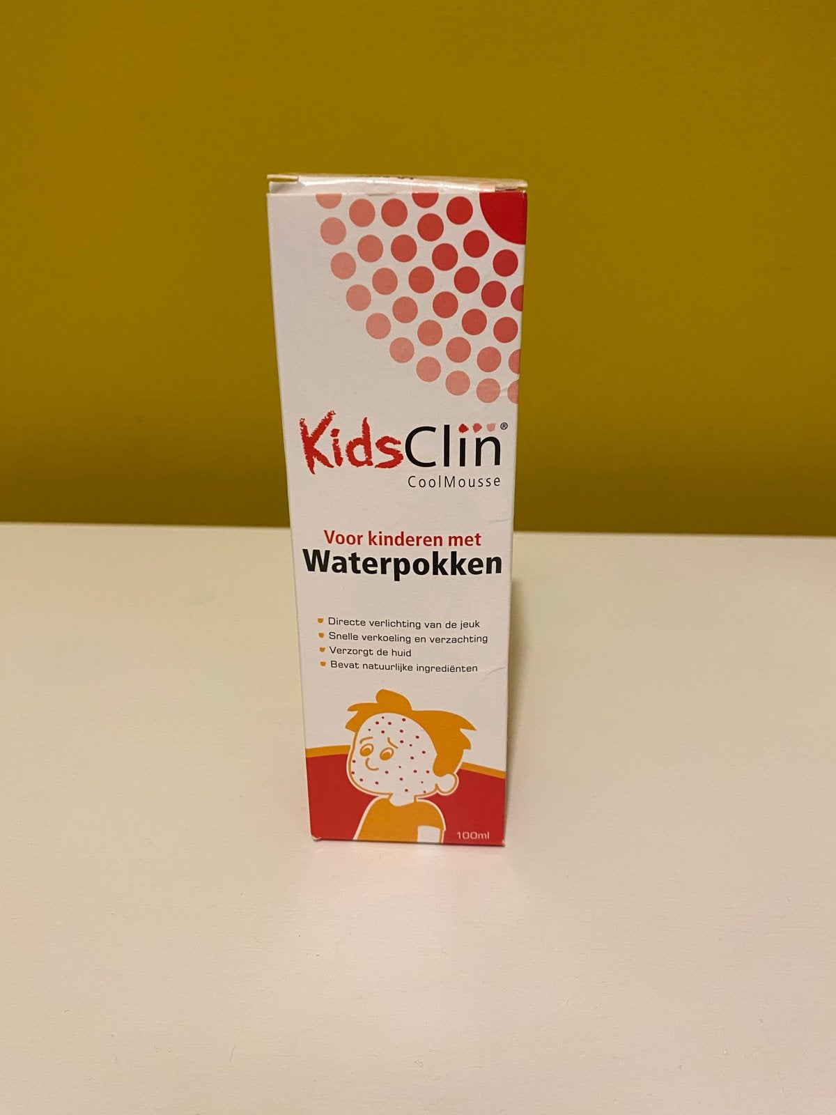 KidsClin CoolMousse voor waterpokken - Nieuw, Kinderen en Baby's, Ophalen of Verzenden, Zo goed als nieuw