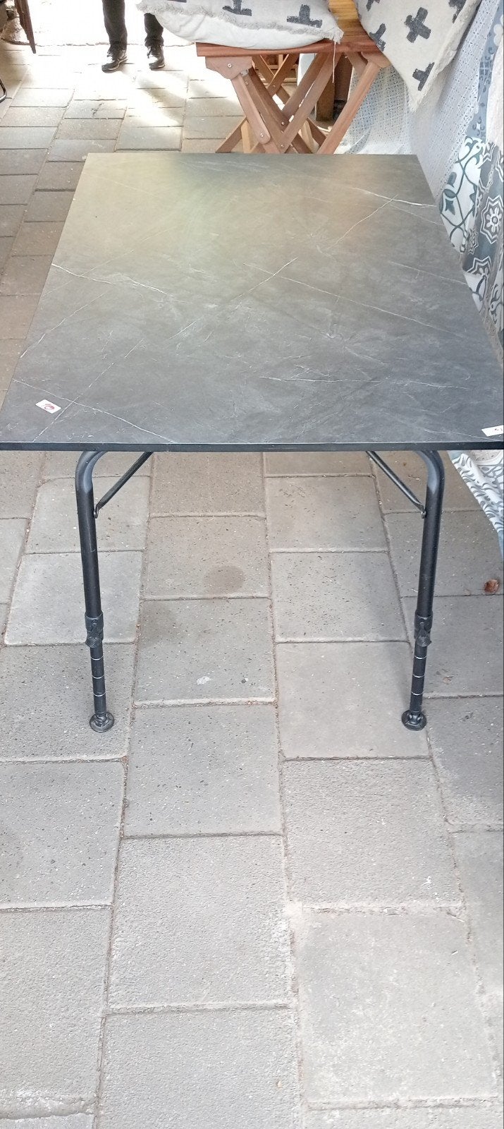 Campingtafel met kunststof blad, in hoogte verstelbaar, Caravans en Kamperen, Kampeermeubelen, Ophalen