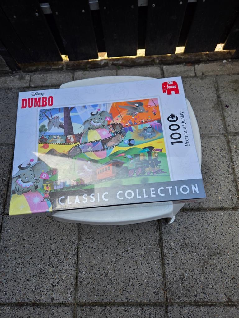 Disney Dumbo Classic Collection Legpuzzel 1000 stukjes, Ophalen, 500 t/m 1500 stukjes, Nieuw, Legpuzzel