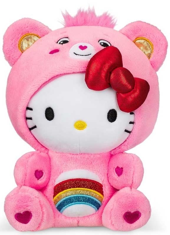 Troetelbeertjes Knuffel 22 cm Hello Kitty – Cheer Bear, Ophalen of Verzenden, Nieuw, Beer