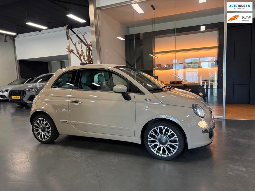 Fiat 500 C 0.9 TwinAir Turbo 500S Topstaat, Auto's, Gebruikt, Leder en Stof, Bedrijf, 26 km/l