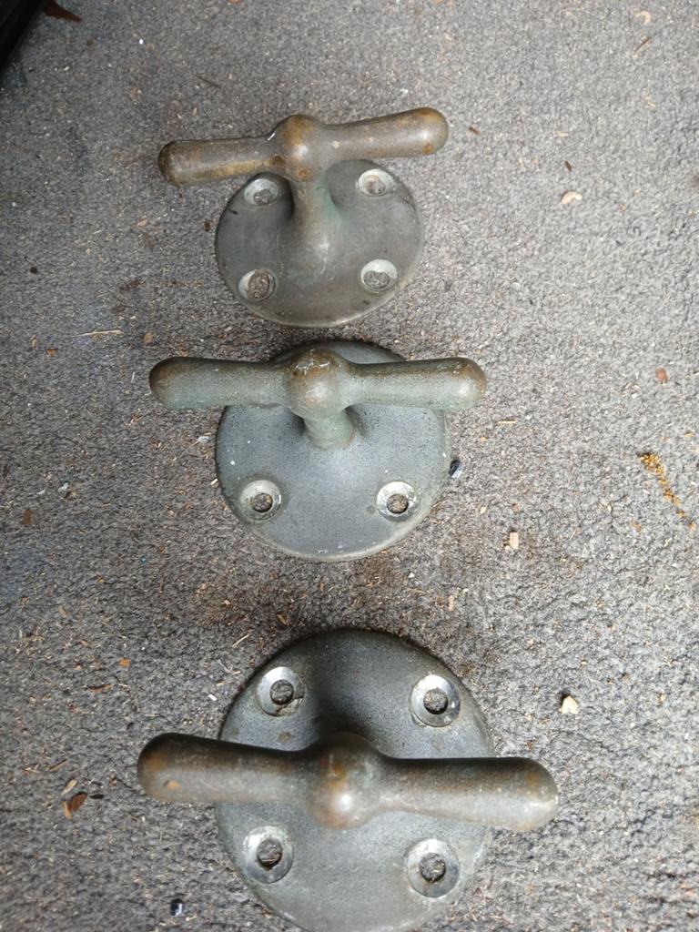 Set van 3  Tee Bollards voor boot, Watersport en Boten, Accessoires en Onderhoud, Ophalen of Verzenden