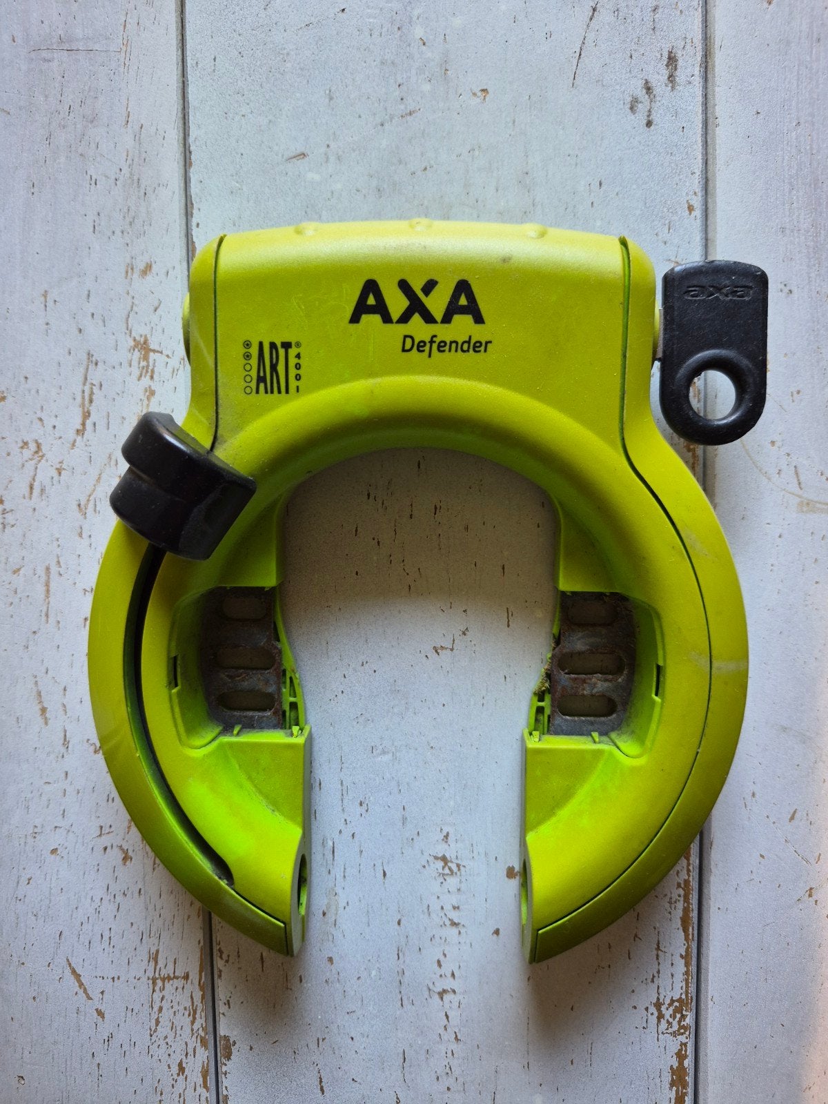 AXA Defender Ringslot - tennisbalgroen (ART 2 gecertificeerd, Ophalen of Verzenden, Gebruikt, Ringslot