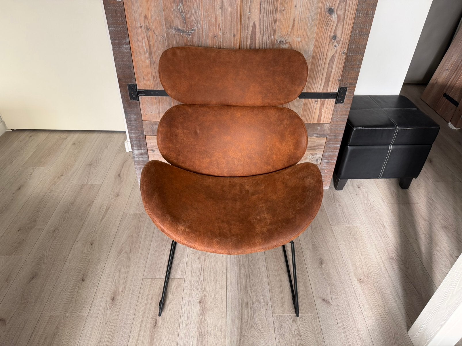 Foto 3 van Nette Fauteuil Metalen Frame Stoel Relaxfauteuil
