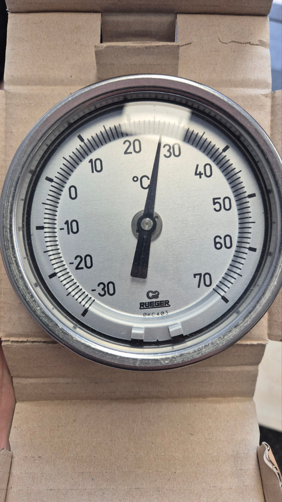 Volle krat diverse Rueger temperatuur indicatoren, Ophalen of Verzenden, Nieuw