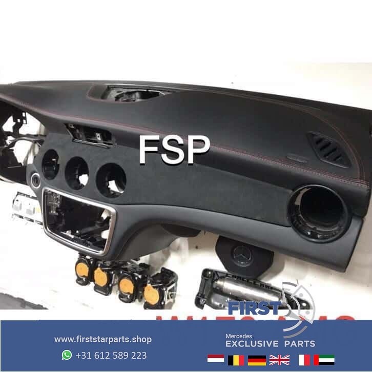 W176 A45 AMG Dashboard + Airbag Set Mercedes A Klasse rood, Gebruikt, -, Ophalen of Verzenden, -