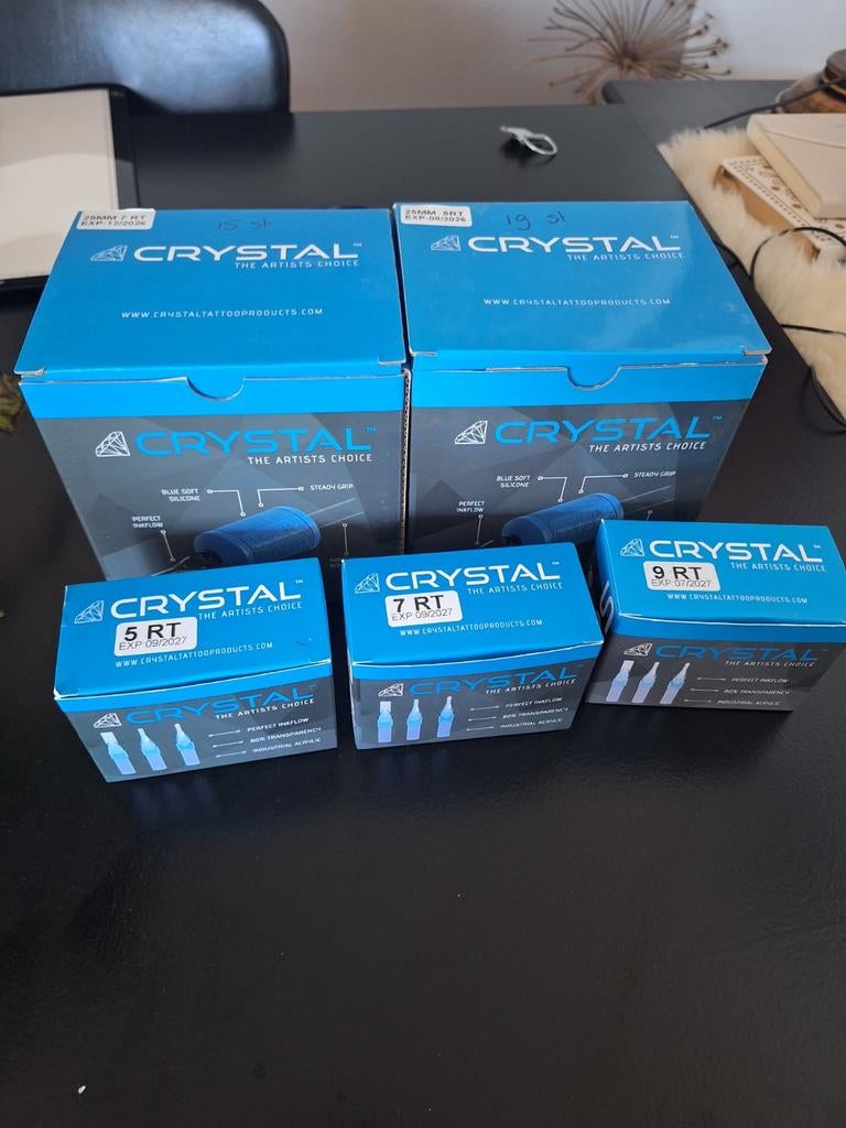 Crystal Tattoo Naalden en Grips - Diverse Maten, Hobby en Vrije tijd, Overige Hobby en Vrije tijd, Ophalen of Verzenden, Nieuw