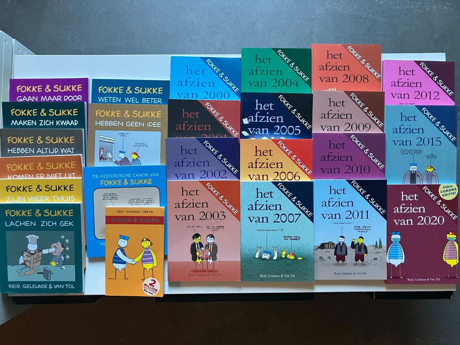 Fokke & Sukke collectie: Het afzien van & meer, Complete serie of reeks, Ophalen, Zo goed als nieuw