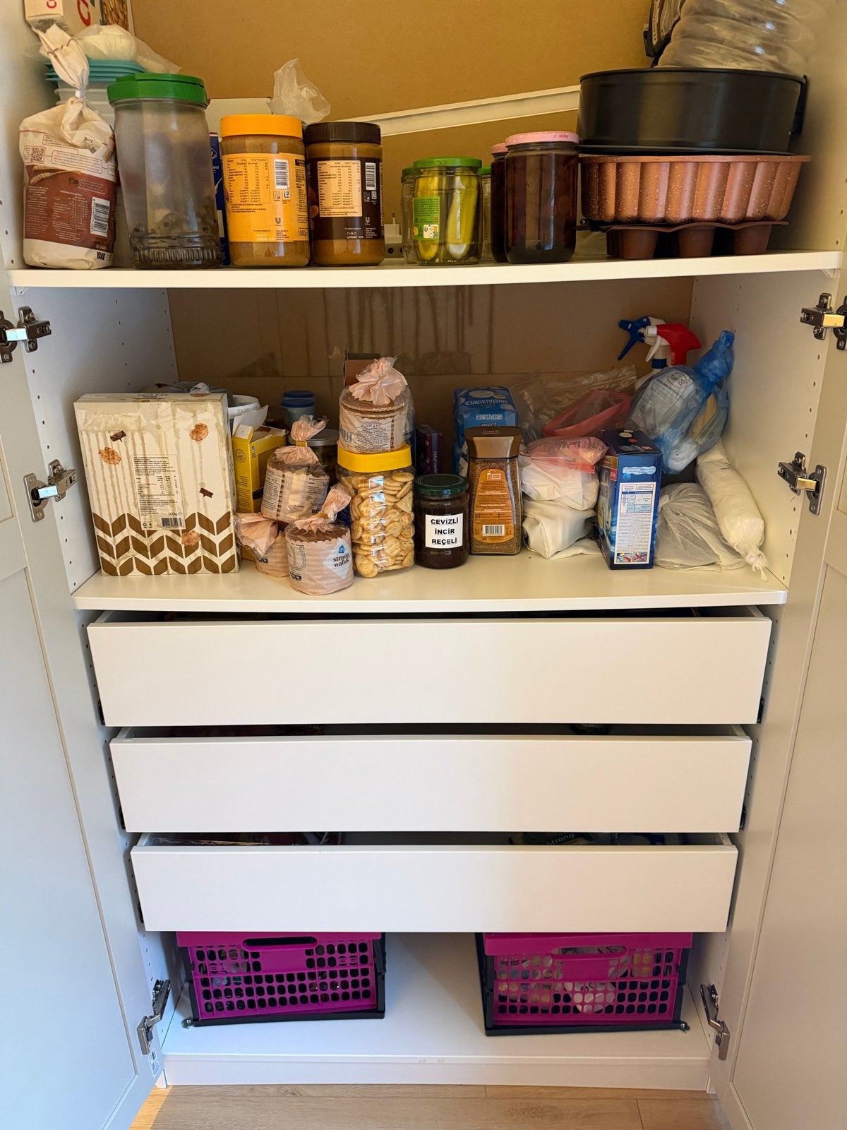 Ikea Pax Kast 236x58 cm met lades en planken, Ophalen, Gebruikt, 200 cm of meer, 50 tot 100 cm