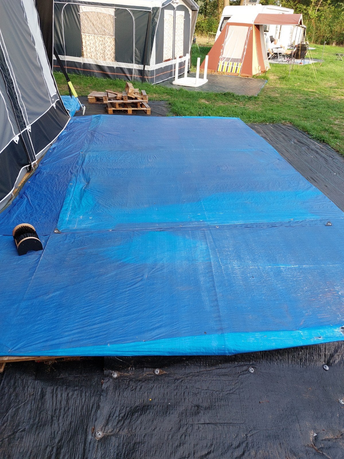 te koop vlonder voor onder de luifel, Caravans en Kamperen, Tentaccessoires, Ophalen, Gebruikt