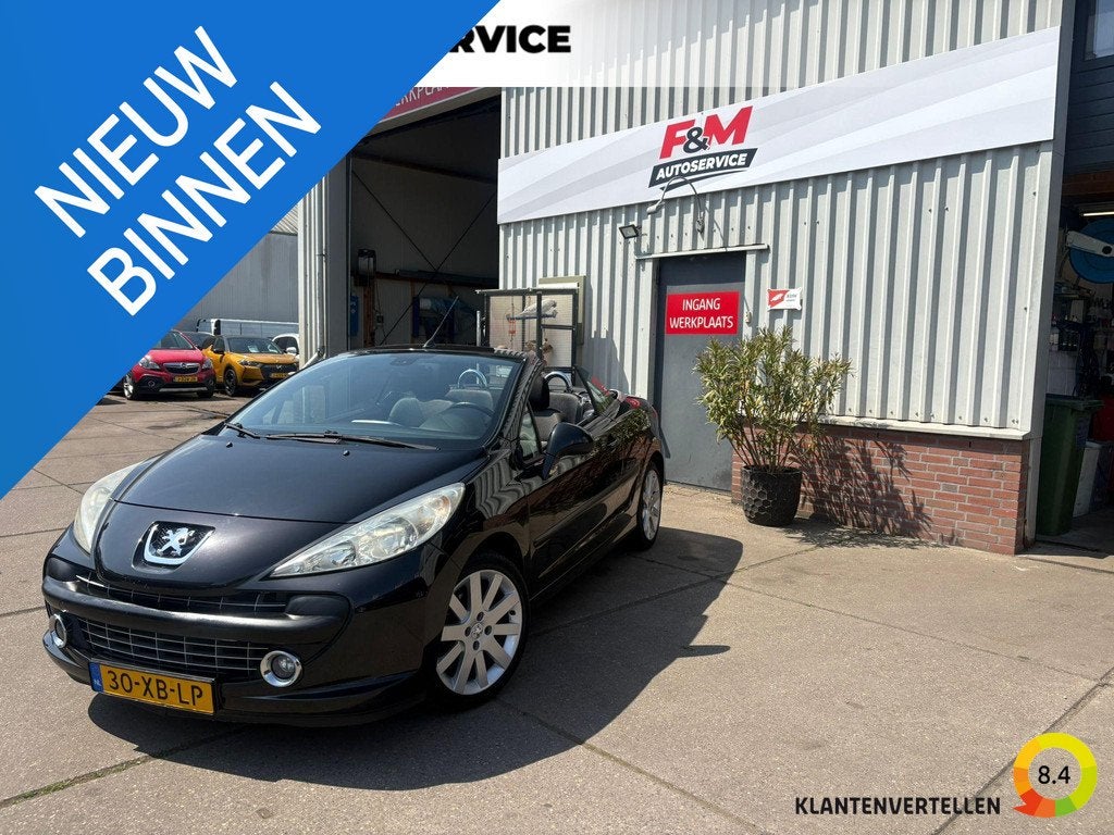 Peugeot 207 CC 1.6 VTi Première Airco, Voorwielaandrijving, Gebruikt, 4 cilinders, Cabriolet
