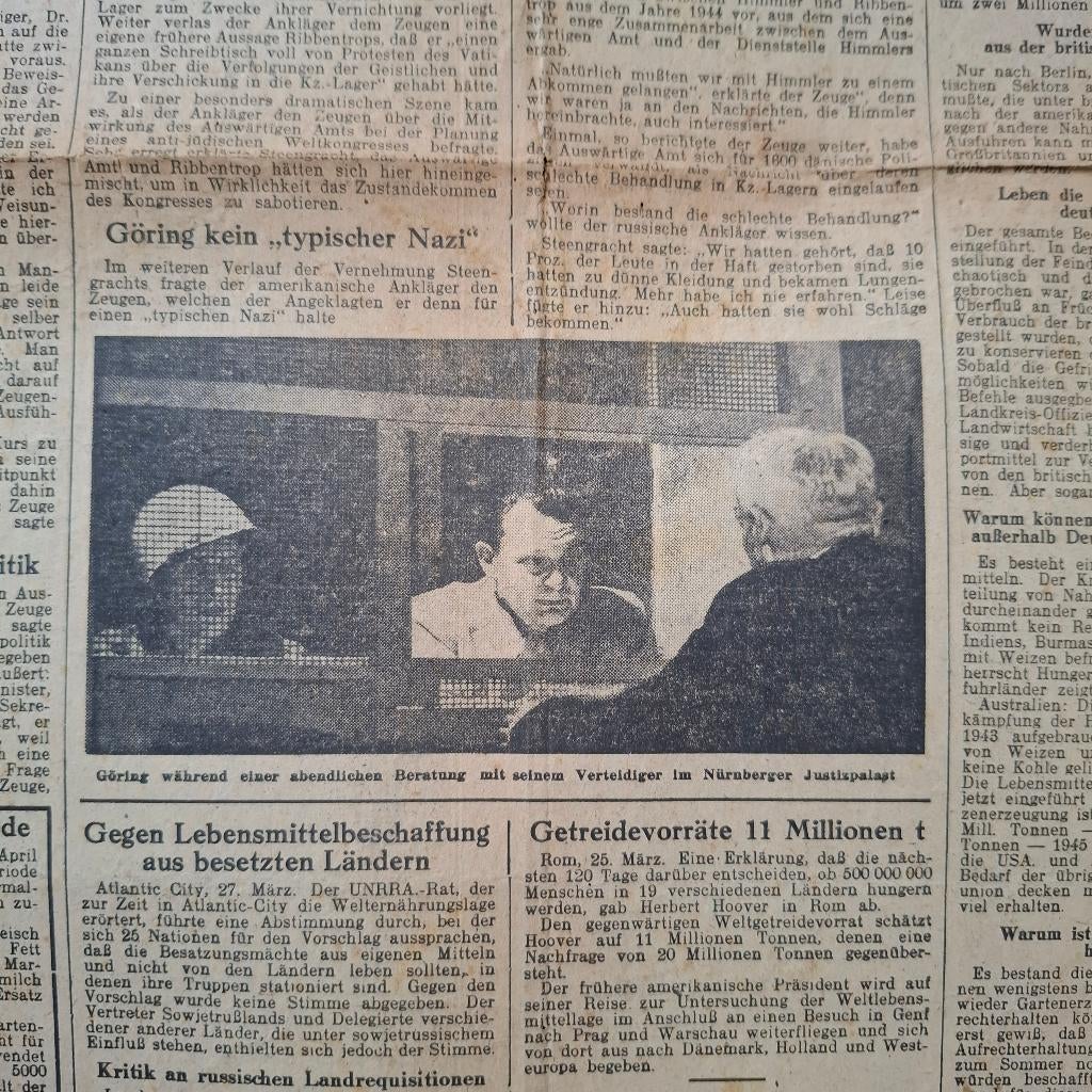 Duitse kranten 1945 - 1949, Verzamelen, Militaria | Tweede Wereldoorlog, Ophalen of Verzenden, Overige soorten, Duitsland, Boek of Tijdschrift