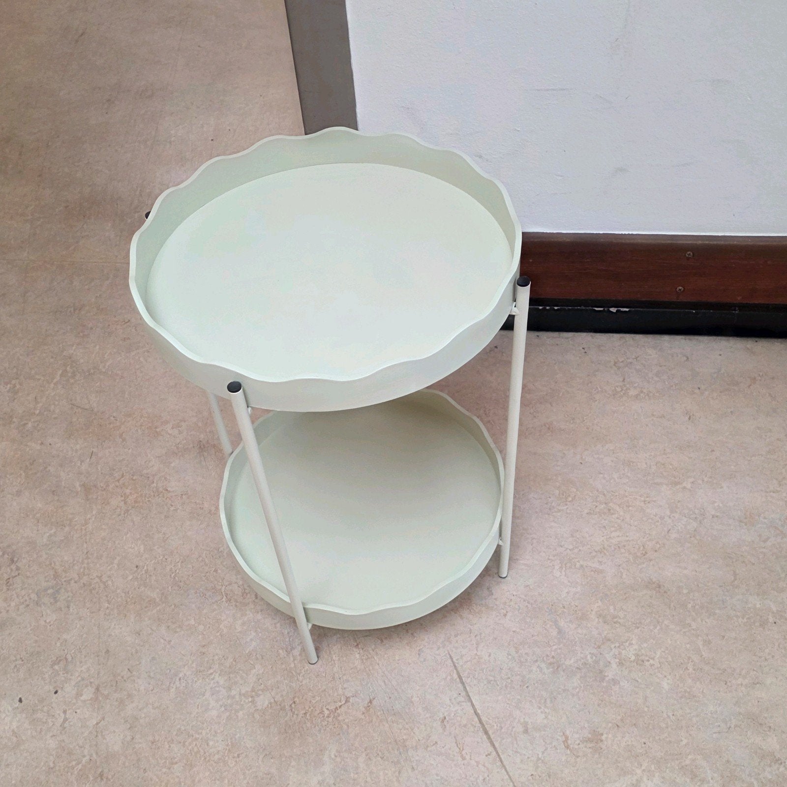 bijzet tafeltje, Ophalen, Gebruikt, Rond, Minder dan 55 cm