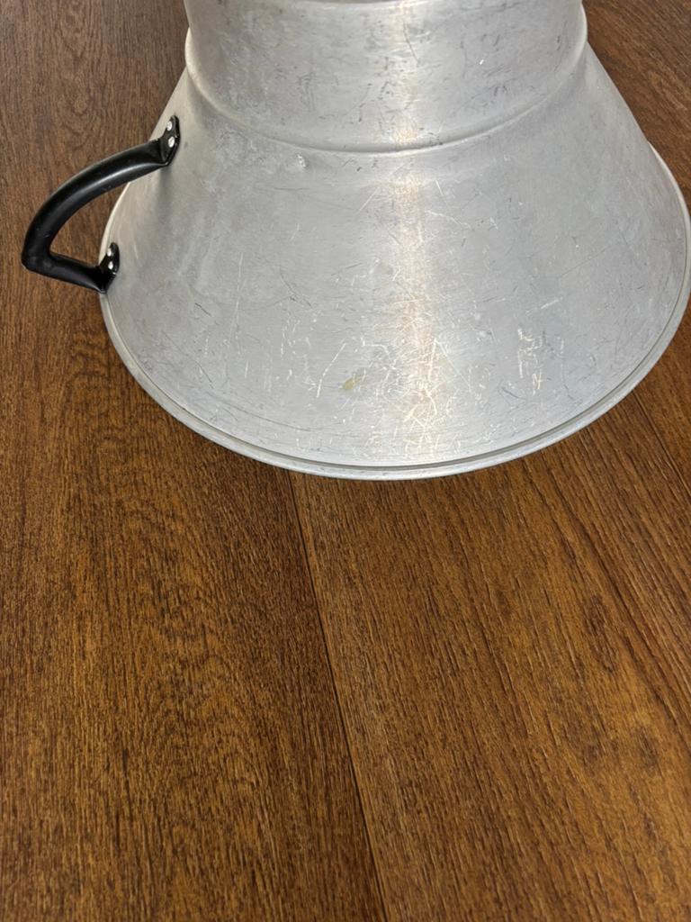 Patatbak/ frietbak van aluminium, Ophalen of Verzenden, Gebruikt