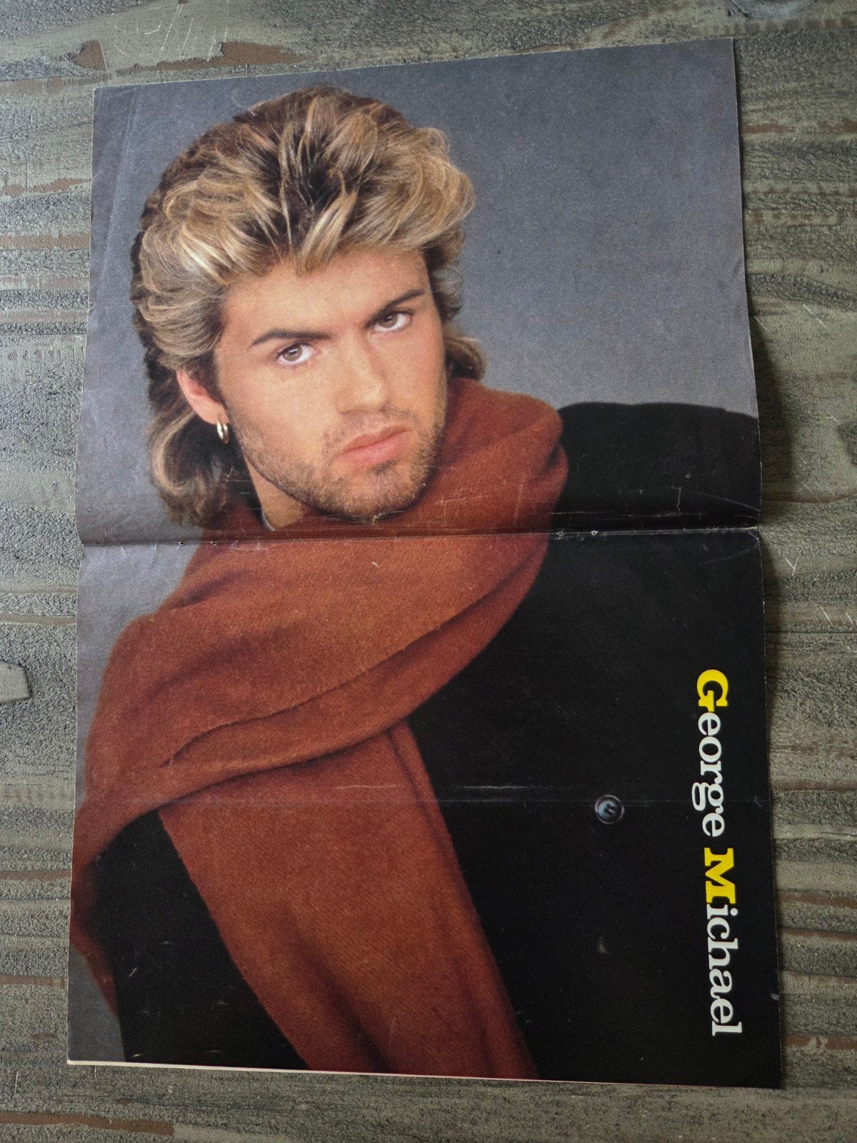 George Michael Poster - Vintage Muziek Poster, Ophalen of Verzenden, Zo goed als nieuw, A1 t/m A3, Muziek