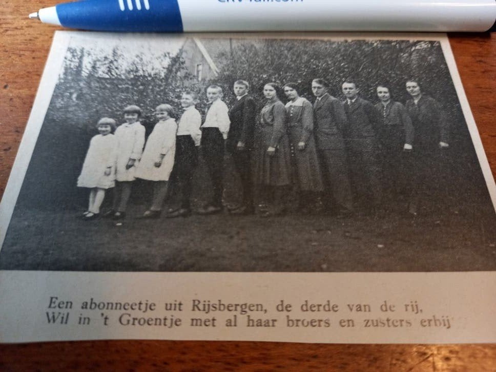 Rijsbergen, Ophalen of Verzenden, 1920 tot 1940, Knipsel(s)