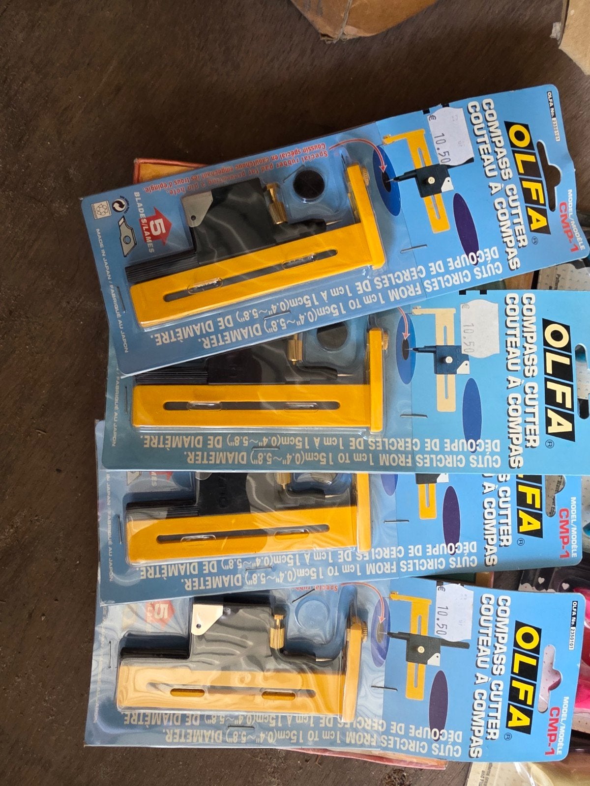 OLFA CMP-1 Compas Snijder - Cirkelsnijder, Ophalen of Verzenden, Nieuw, Snijgereedschap, Overige merken