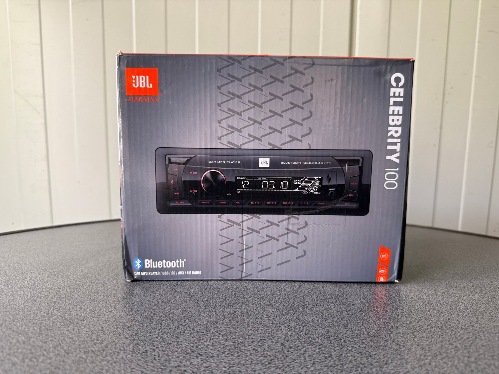JBL Celebrity 100 - Autoradio Enkel DIN Auto Radio met Blue, Ophalen of Verzenden, Zo goed als nieuw