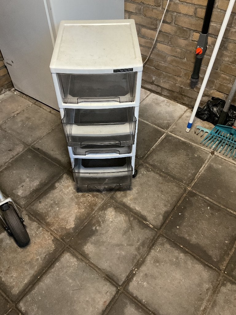 Ladenkastje 4 lades, Huis en Inrichting, Kasten | Ladekasten, Ophalen, Gebruikt, 3 of 4 laden, Minder dan 100 cm