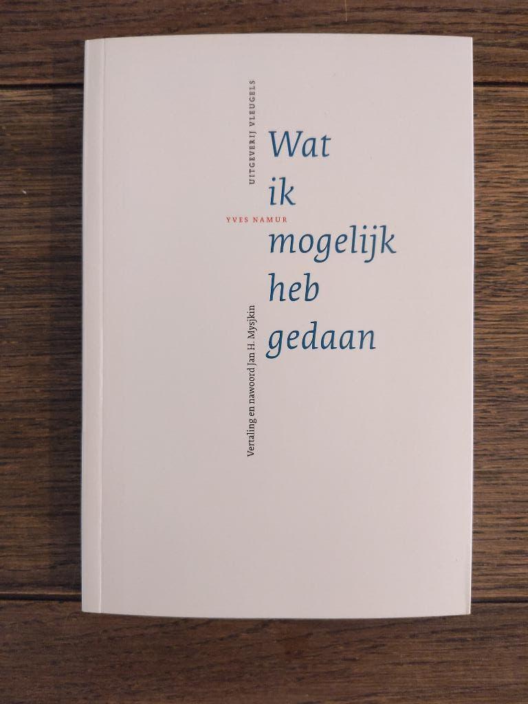 Yves Namur Wat ik mogelijk heb gedaan, Verzenden, Zo goed als nieuw, Eén auteur, Yves Namur