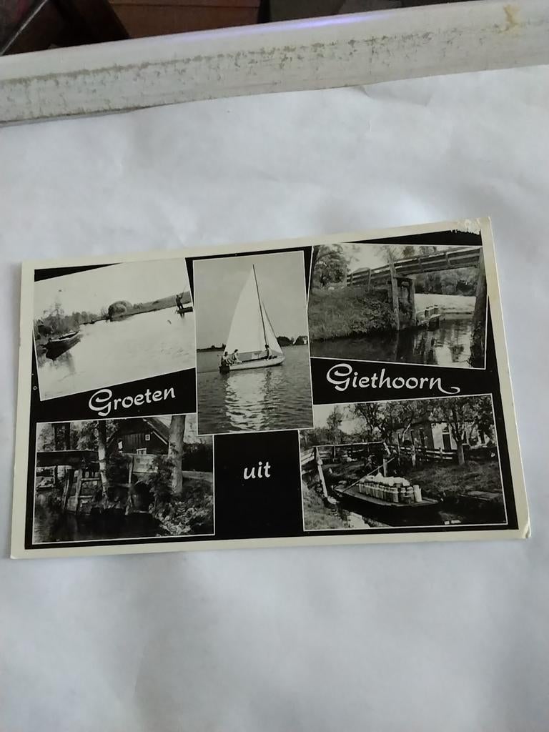GROETEN UIT GIETHOORN 1961, Ophalen of Verzenden, 1960 tot 1980, Overijssel
