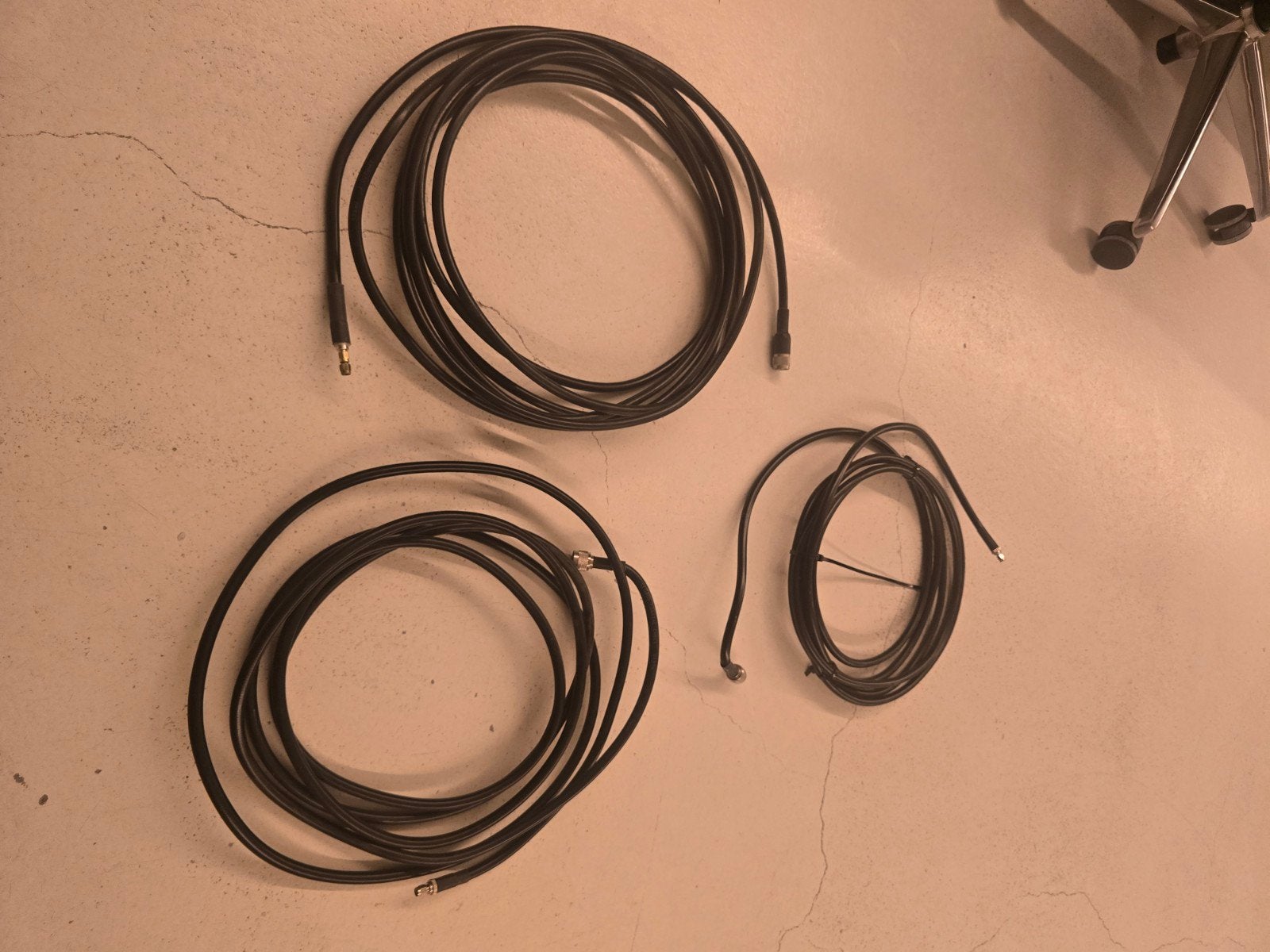 Coax kabels met N-type(m) naar RP-SMA(m) Diverse lengtes, Telecommunicatie, Antennes en Masten, Ophalen, Gebruikt