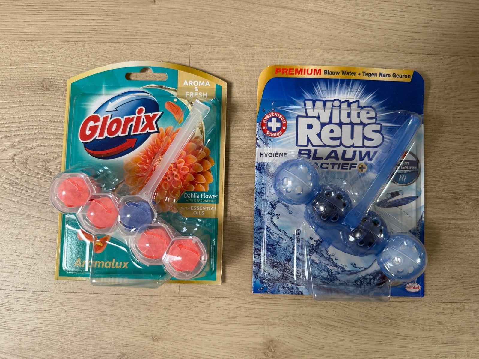 Witte Reus en Glorix toiletblokken – 2 stuks nieuw, Huis en Inrichting, Ophalen of Verzenden
