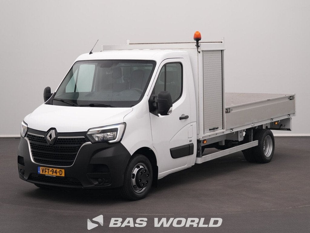 Renault Master Open Box Dubbele Band, Trekhaak Airconditioni, Auto's, Gebruikt, Euro 6, Renault, Wit