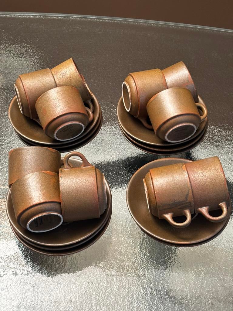Pillivuyt Flammes d’Automne espresso kop en schotel, Huis en Inrichting, Keuken | Servies, Overige typen, Ophalen of Verzenden