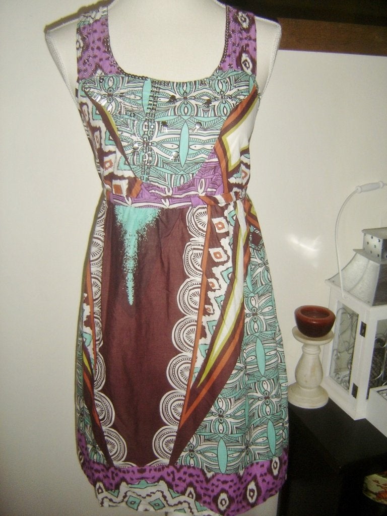 LEUK Ibiza stijl tuniek div. kleurenprint mt. M - NIEUW!!, Ophalen of Verzenden, Nieuw, Maat 38/40 (M), Meerkleurig